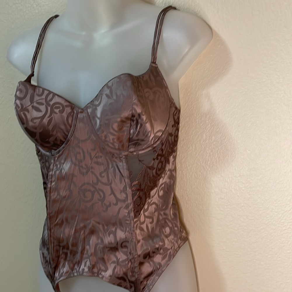 Vintage Y2K Rare Victorias Secret Pure Silk & Lace Lingerie Bustier Corset NWT - Picture 4 of 9